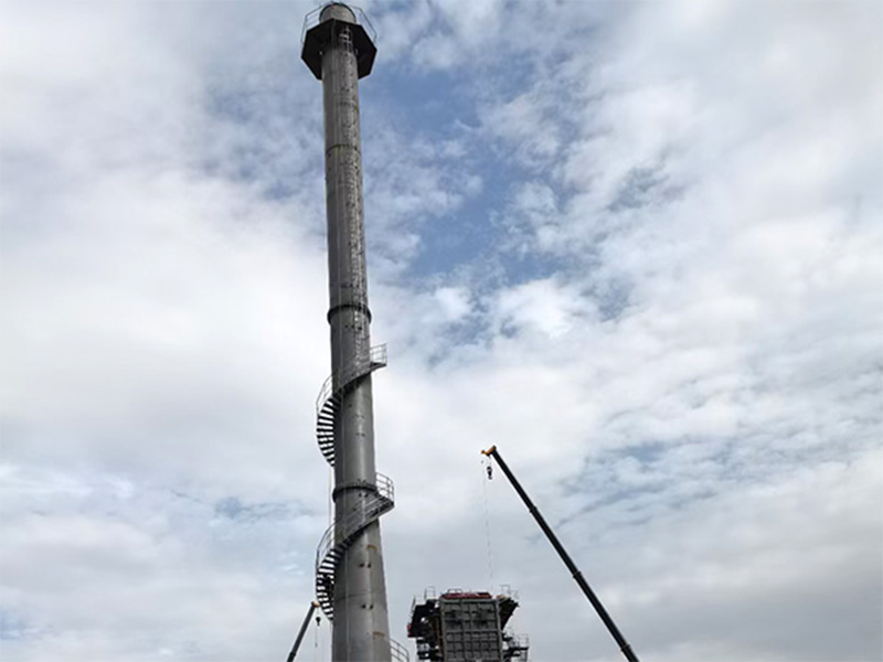 钢烟囱新建