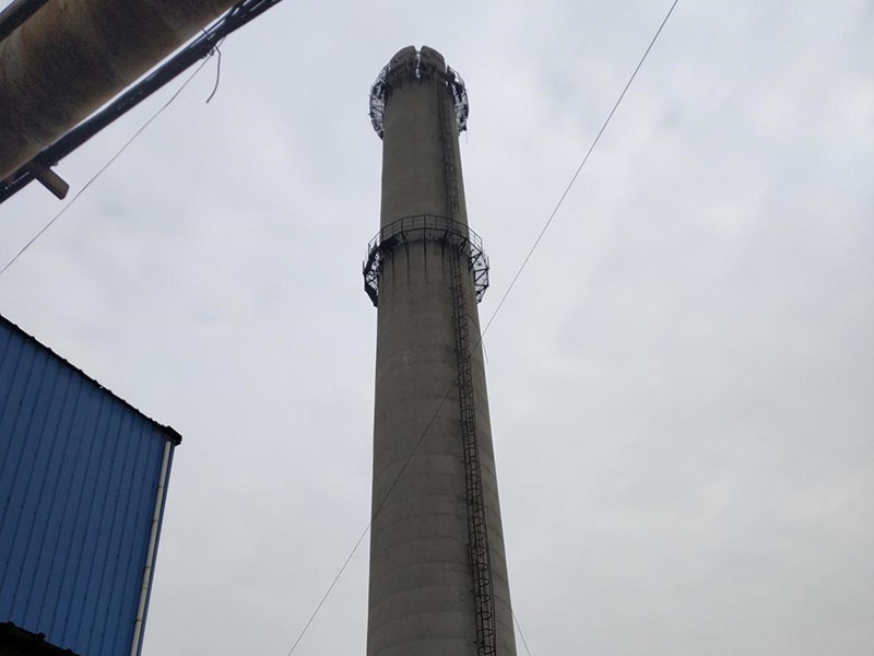 混凝土烟囱人工拆除