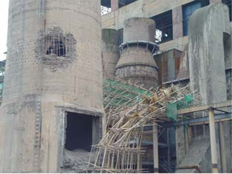 混凝土烟囱拆除