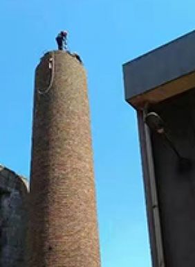 砖烟囱拆除工程