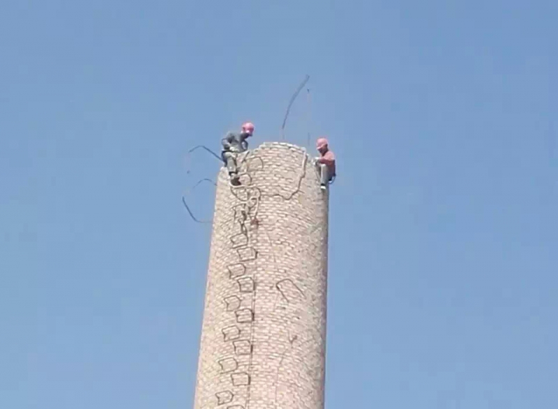 砖烟囱拆除工程